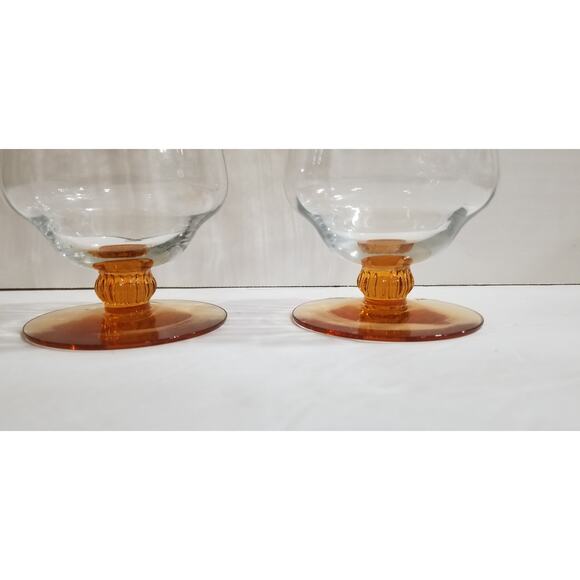 Two Fostoria Gazebo Rust Iced Tea Glasses (4.1217) - Picture 8 of 11